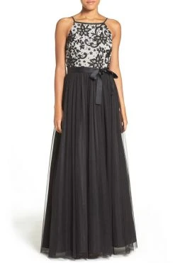 Aidan Mattox - Embroided Long Dress MD1E200256