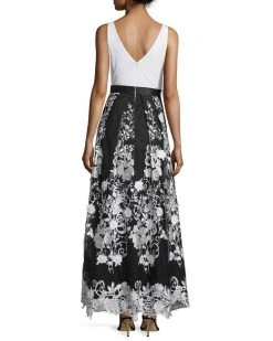 Aidan Mattox - Floral Long Dress 54469680