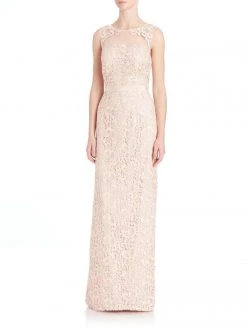Formal Gowns Aidan Mattox - Lace Long Dress 251706210