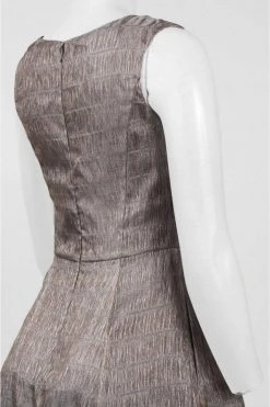 Aidan Mattox - MD1E200878 Beaded V-neck A-line Gown Formal Gowns