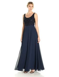 Aidan Mattox - MD1E201185 Embellished Caped Scoop Neck A-Line Gown 16 Aidan Mattox - MD1E201185 Embellished Caped Scoop Neck A-Line Gown
