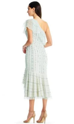 Plus Size Dresses Aidan Mattox - MD1E203610 Sequined One Shoulder Trumpet Dress 8 Plus Size Dresses Aidan Mattox - MD1E203610 Sequined One Shoulder Trumpet Dress