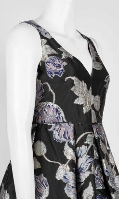 Formal Gowns Aidan Mattox - MD1E204767 Floral Metallic Jacquard A-Line Dress 11 Formal Gowns Aidan Mattox - MD1E204767 Floral Metallic Jacquard A-Line Dress