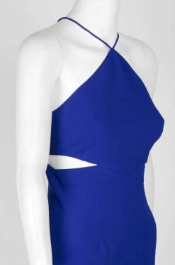 Cocktail Dresses Aidan Mattox - MN1E200050 Sleeveless Halter Sheath Dress