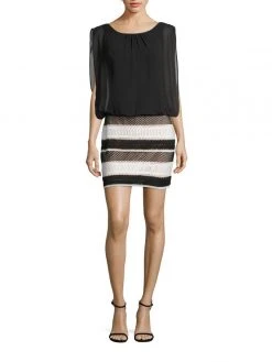 Aidan Mattox - MN1E200746 Chiffon Blouson Dress