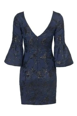 Aidan Mattox - MN1E201567 Jacquard Bateau Sheath Dress