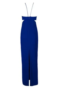 Aidan Mattox - MN1E202134 Halter Crepe Cutout Column Evening Gown Formal Gowns 15 Aidan Mattox - MN1E202134 Halter Crepe Cutout Column Evening Gown Formal Gowns