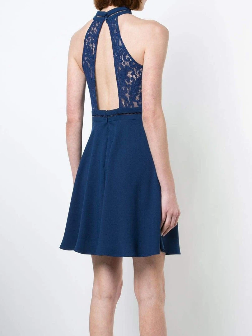 Cocktail Dresses Aidan Mattox - MN1E202466 Lace High Halter A-line Cocktail Dress 4 Cocktail Dresses Aidan Mattox - MN1E202466 Lace High Halter A-line Cocktail Dress