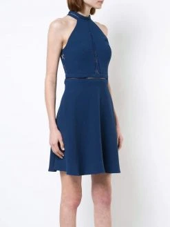 Cocktail Dresses Aidan Mattox - MN1E202466 Lace High Halter A-line Cocktail Dress 10 Cocktail Dresses Aidan Mattox - MN1E202466 Lace High Halter A-line Cocktail Dress