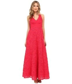 Formal Gowns Aidan Mattox - Ruched V-Neck Chiffon Dress 151A13040