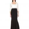 Formal Gowns Alex Evenings - 1121571 Lace Embellished Black And White Dress
