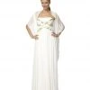 Alex Evenings - 132416 Gilt-Embellished Straight Across Ruched Gown