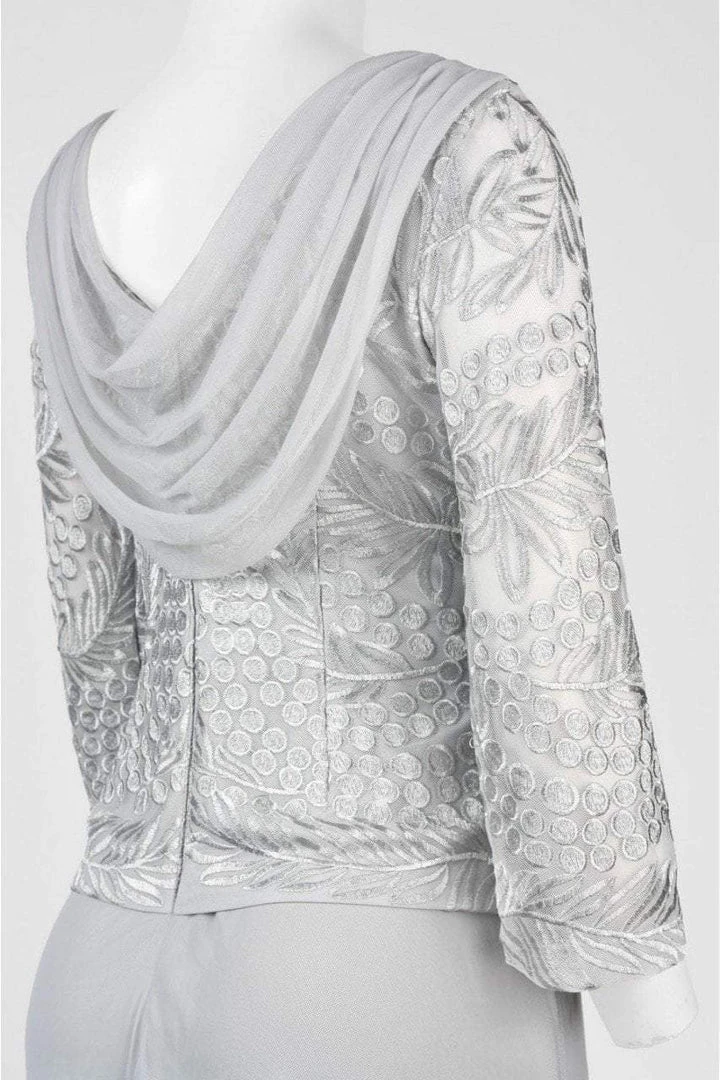 Cocktail Dresses Alex Evenings - 217197 Embroidered Cowl Back Dress 5 Cocktail Dresses Alex Evenings - 217197 Embroidered Cowl Back Dress