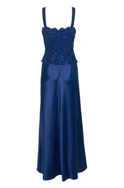 Alex Evenings - 81122152 Lace Bodice Long A-Line Dress With Jacket Formal Gowns