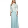 Formal Gowns Alex Evenings - Square Neck Dress With Jacket 113019 1 Formal Gowns Alex Evenings - Square Neck Dress With Jacket 113019