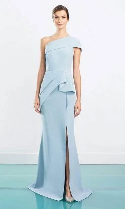 Bridesmaid Dresses Alexander By Daymor - Asymmetric Draped Evening Dress 1463 - 1 Pc Navy In Size 4 Available