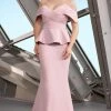 Formal Gowns Alexander By Daymor - Off-Shoulder Trumpet Dress With Peplum 1151