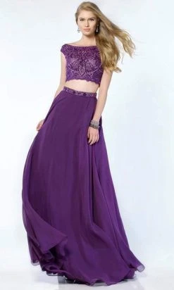 Alyce Paris - 1171 Two Piece Beaded A-Line Dress Formal Gowns