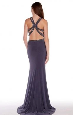 Alyce Paris - 1303 Two-Piece Beaded Jewel Bodice Sheath Gown