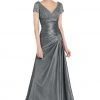 Alyce Paris - 29357 Cap Sleeve Lace Ornate Empire Trumpet Gown Formal Gowns