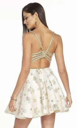 Cocktail Dresses Alyce Paris - 3899 Embroidered Sexy Back Cocktail Dress 5 Cocktail Dresses Alyce Paris - 3899 Embroidered Sexy Back Cocktail Dress