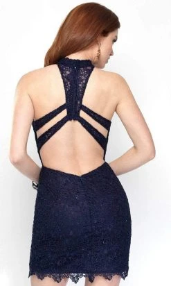 Cocktail Dresses Alyce Paris - 4440 Beaded Halter Cocktail Dress