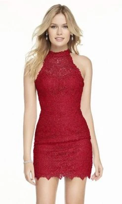 Cocktail Dresses Alyce Paris - 4440 Beaded Halter Cocktail Dress