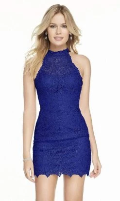 Cocktail Dresses Alyce Paris - 4440 Beaded Halter Cocktail Dress