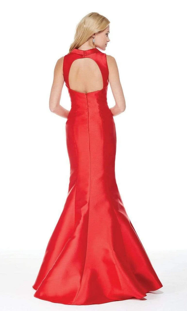 Formal Gowns Alyce Paris - 5020 High Neck Sculpted Mikado Mermaid Gown 4 Formal Gowns Alyce Paris - 5020 High Neck Sculpted Mikado Mermaid Gown