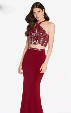 Formal Gowns Alyce Paris - 60013 Two Piece Halter Trumpet Dress 8 Formal Gowns Alyce Paris - 60013 Two Piece Halter Trumpet Dress
