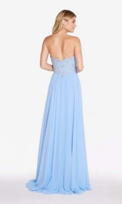 Formal Gowns Alyce Paris - 60046 Strapless Sweetheart Beaded Chiffon A-Line Gown