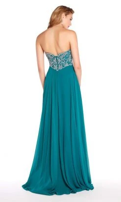 Formal Gowns Alyce Paris - 60046 Strapless Sweetheart Beaded Chiffon A-Line Gown
