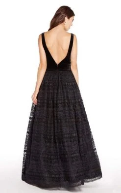 Formal Gowns Alyce Paris - 60139 Plunging Sleeveless Gown With Open V Back