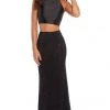 Formal Gowns Alyce Paris - 60163 Two Piece Mikado Diamond Lace Sheath Dress