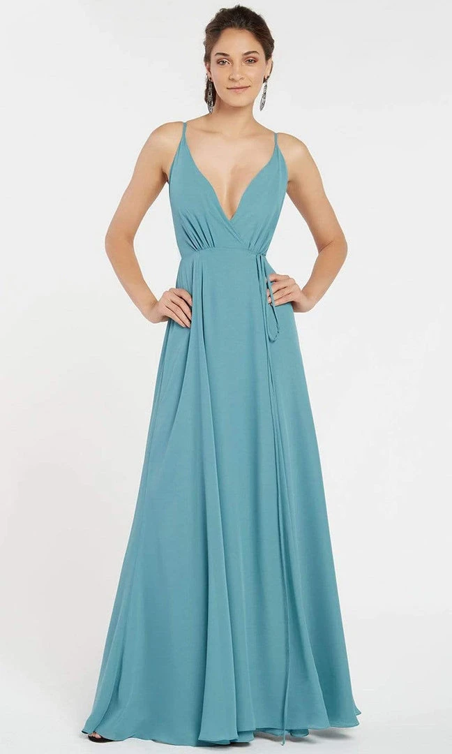 Formal Gowns Alyce Paris - 60456 Sleeveless Wrap Style A-Line Gown 6 Formal Gowns Alyce Paris - 60456 Sleeveless Wrap Style A-Line Gown