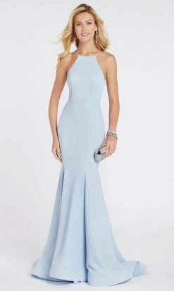 Alyce Paris - 60551 Halter Fitted Mermaid Evening Dress
