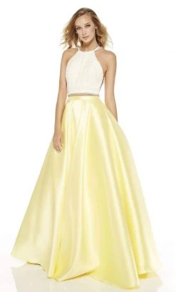 Formal Gowns Alyce Paris - 60614 Two Piece Strappy Back Ballgown