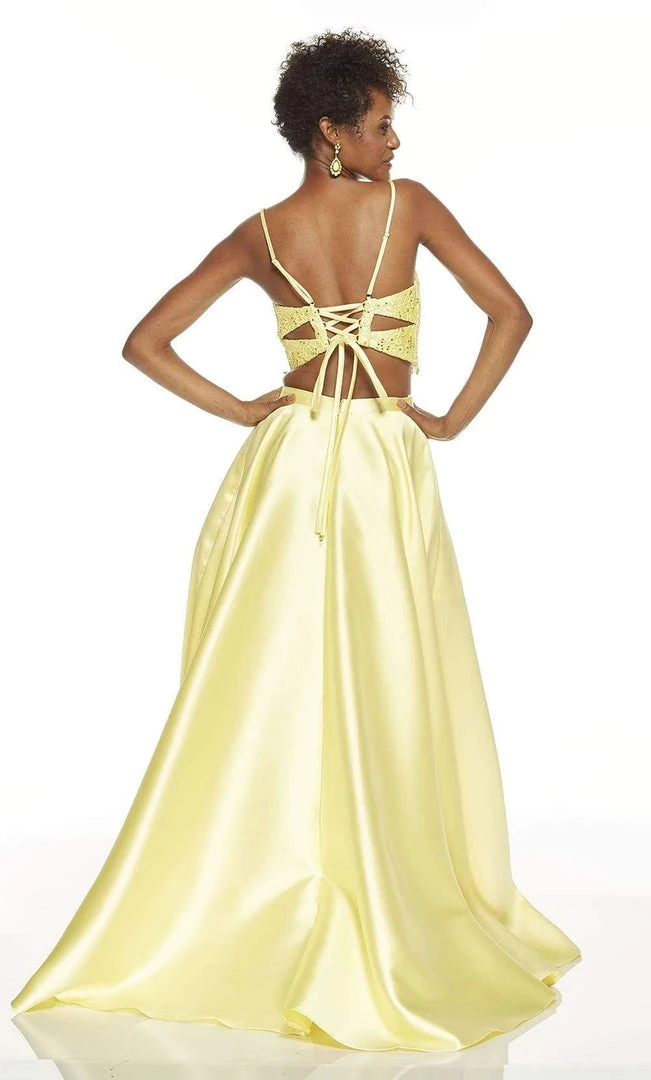 Alyce Paris - 60630 Two Piece Strappy Sweetheart Neck Ballgown Formal Gowns 4 Alyce Paris - 60630 Two Piece Strappy Sweetheart Neck Ballgown Formal Gowns