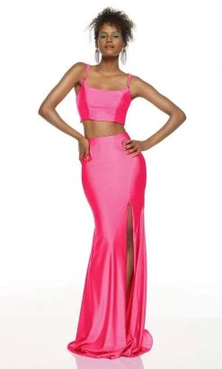 Alyce Paris - 60829 Two-Piece Crisscross Strappy Back Long Dress