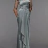 Alyce Paris - Applique Ornate Sheath Evening Dress 27476 - 1 Pc Celadon In Size 10 Available 2 Alyce Paris - Applique Ornate Sheath Evening Dress 27476 - 1 Pc Celadon In Size 10 Available