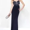 Formal Gowns Alyce Paris - B'Dazzle - 35760 Embroidered Lace Cut Out Evening Gown