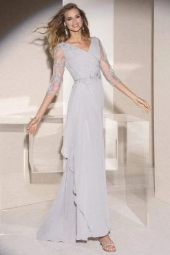 Alyce Paris - Black Label - 29681 Ornate Draped Sheath Gown Formal Gowns