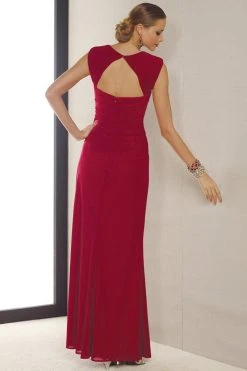 Formal Gowns Alyce Paris - Black Label - 29698 Cap Sleeves A-line Ruched Gown 13 Formal Gowns Alyce Paris - Black Label - 29698 Cap Sleeves A-line Ruched Gown