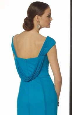 Alyce Paris - Black Label - 29709 Brooch Accented Sheath Gown Formal Gowns