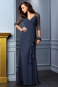 Alyce Paris Embellished Quarter Length Sleeve Sheath Dress 29771 Formal Gowns