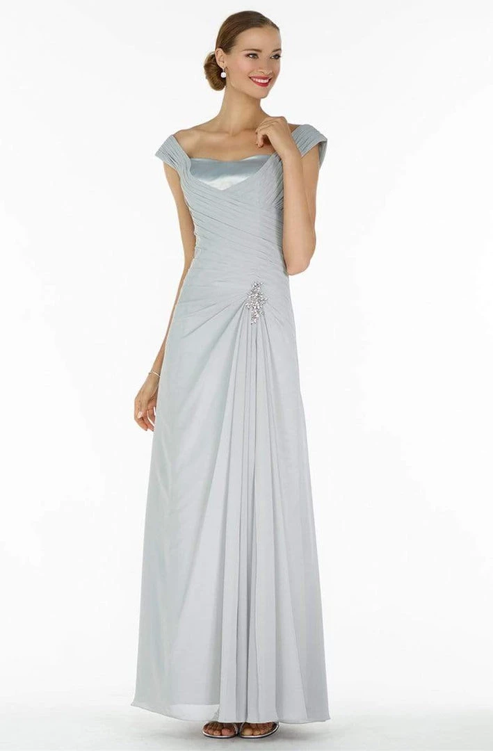 Alyce Paris - Mother Of The Bride - 29300 Off Shoulder Chiffon Gown Formal Gowns 5 Alyce Paris - Mother Of The Bride - 29300 Off Shoulder Chiffon Gown Formal Gowns