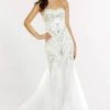 Alyce Paris Ornate Strapless Gown 6748 - 1 Pc Diamond White In Size 10 Available Formal Gowns
