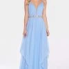 Alyce Paris Plunging Asymmetrical Cascade Chiffon Gown 60092 - 1 Pc Periwinkle In Size 8 Available Formal Gowns 1 Alyce Paris Plunging Asymmetrical Cascade Chiffon Gown 60092 - 1 Pc Periwinkle In Size 8 Available Formal Gowns