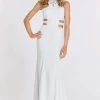 Alyce Paris - Prom Collection - Long Trumpet Gown With Side Cut Outs 8006 Formal Gowns