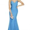 Alyce Paris - Sexy Open Back Mermaid Gown - 2 Pc Ocean In Size 4 And 6 Available